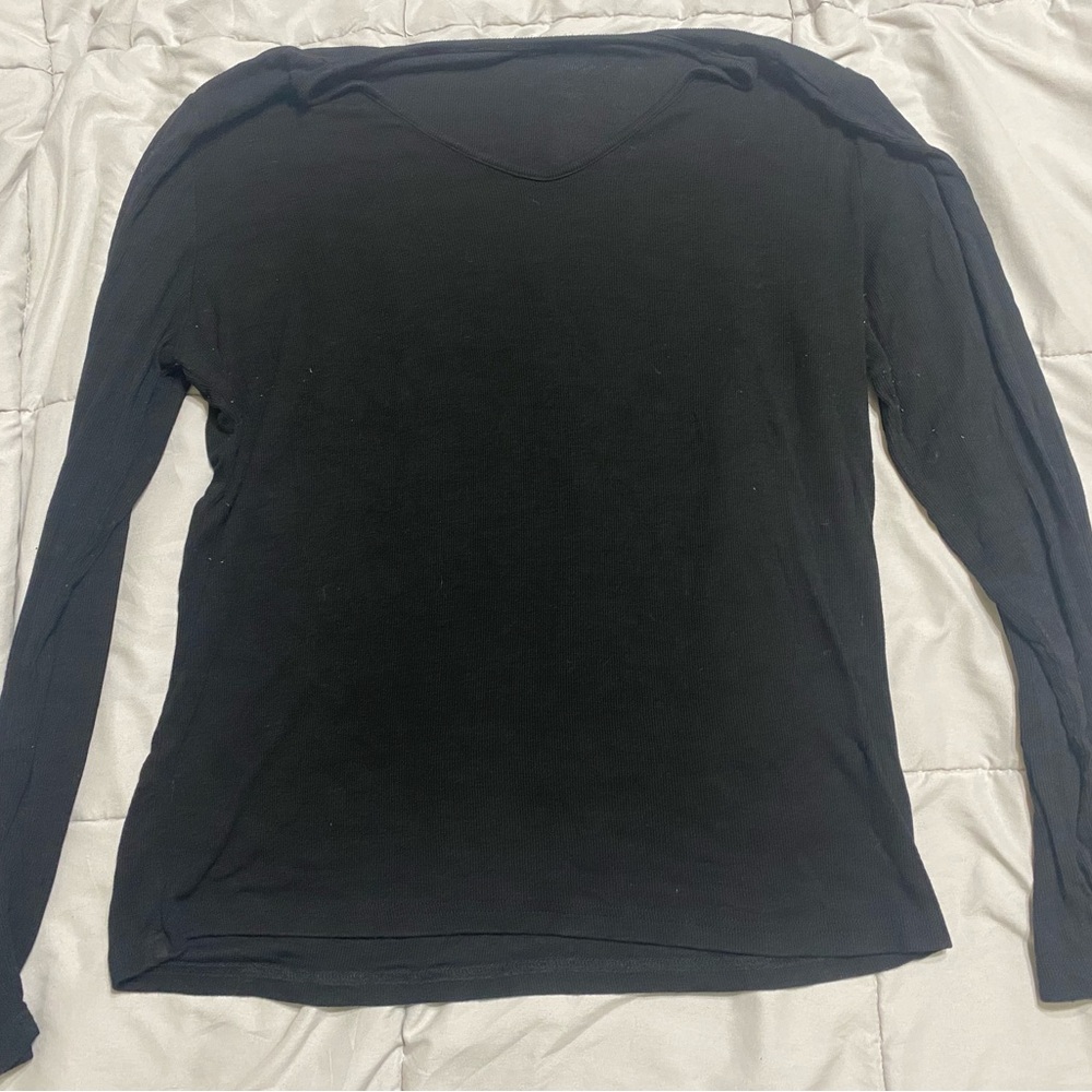 Classic Black Long Sleeve Tee
